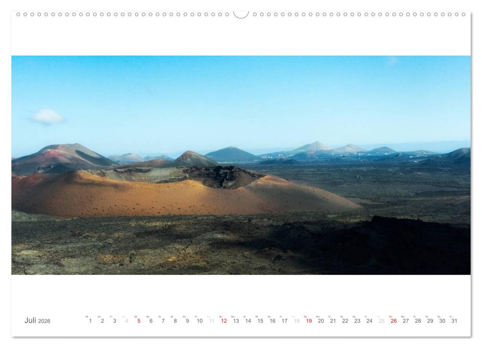 Lanzarote - Insel der Feuerberge (CALVENDO Premium Wandkalender 2026)