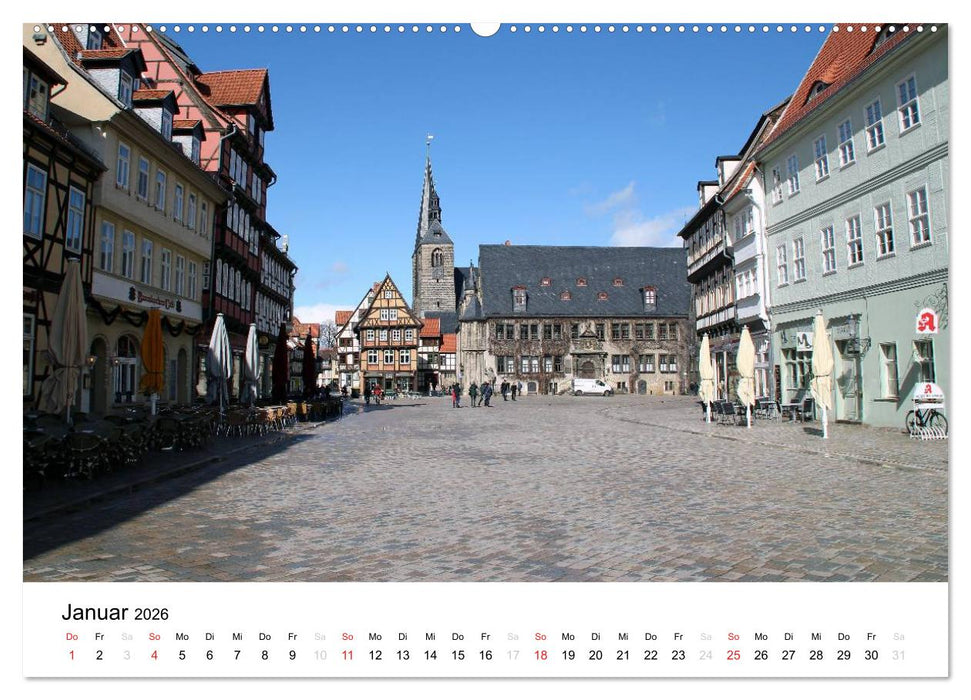 Quedlinburg im Harz (CALVENDO Premium Wandkalender 2026)