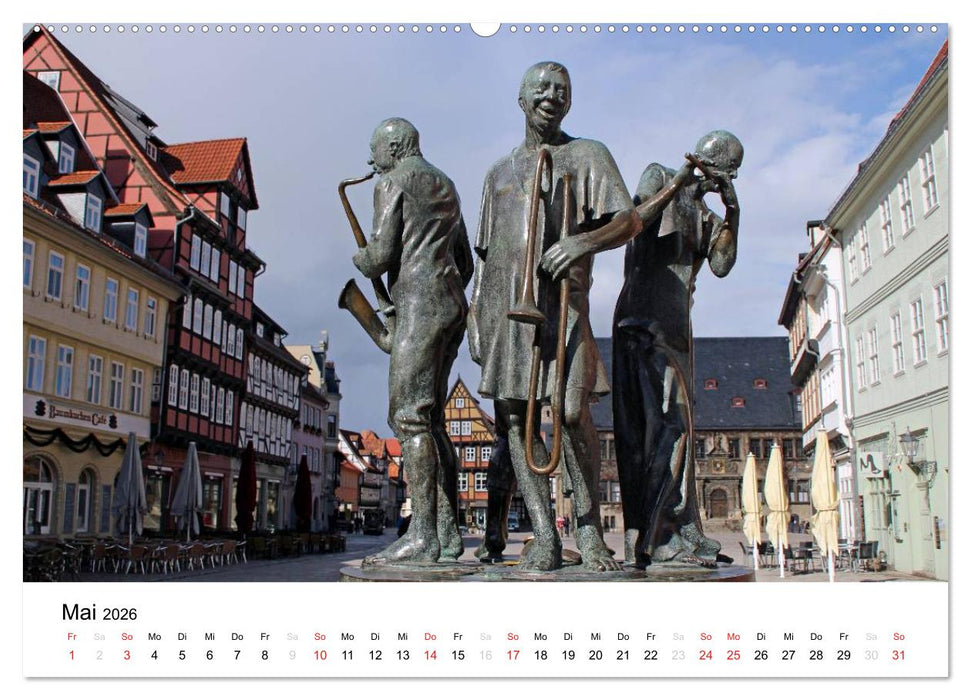 Quedlinburg im Harz (CALVENDO Premium Wandkalender 2026)