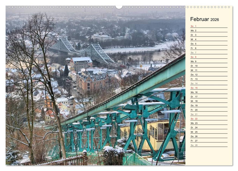 Dresden - Wunderschönes Elbflorenz (CALVENDO Wandkalender 2026)