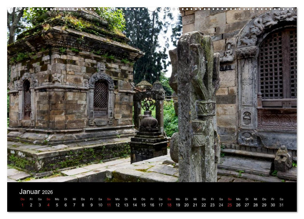 Nepal-Das Kathmandu-Tal nach dem Beben (CALVENDO Wandkalender 2026)