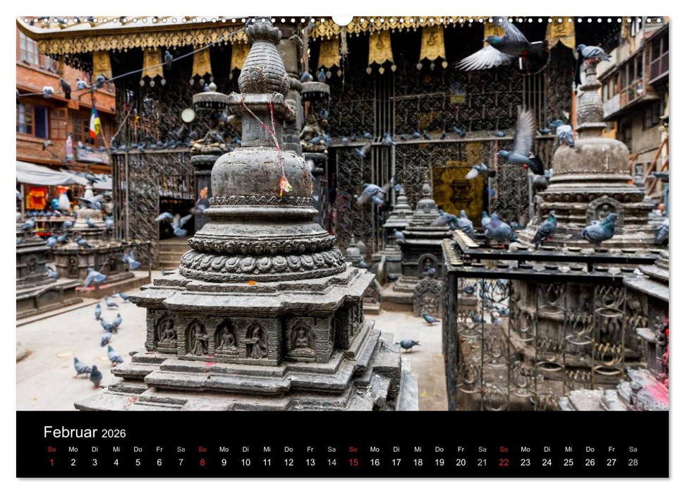 Nepal-Das Kathmandu-Tal nach dem Beben (CALVENDO Wandkalender 2026)