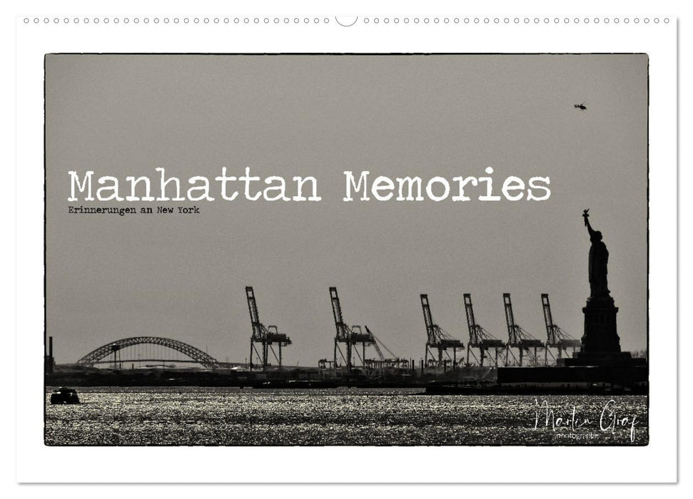 Manhattan Memories - Erinnerungen an New York (CALVENDO Wandkalender 2026)