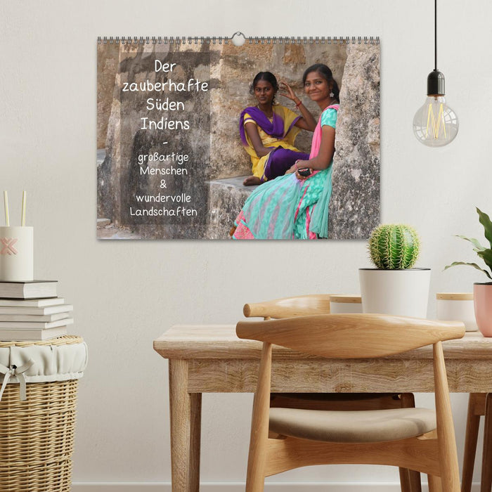 Der zauberhafte Süden Indiens (CALVENDO Wandkalender 2026)