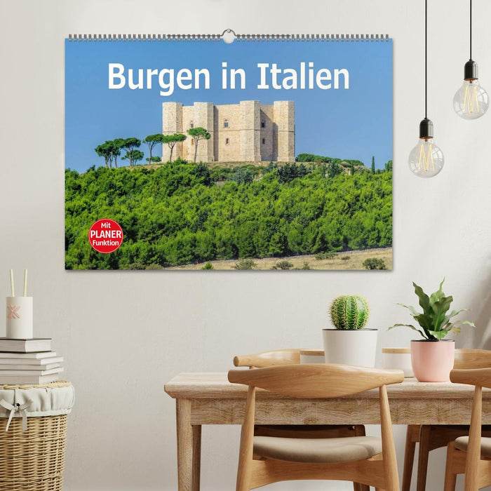 Burgen in Italien (CALVENDO Wandkalender 2026)