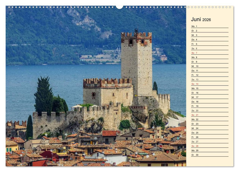 Burgen in Italien (CALVENDO Wandkalender 2026)