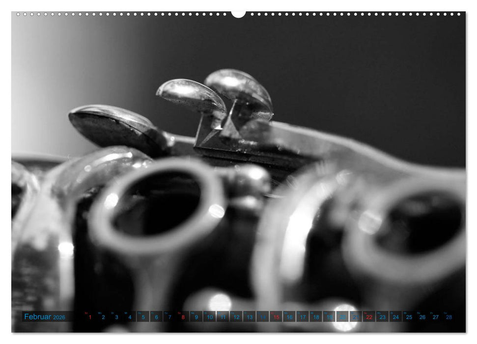 Klarinette - close up (CALVENDO Wandkalender 2026)
