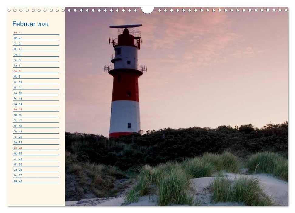 Urlaub auf Borkum (CALVENDO Wandkalender 2026)