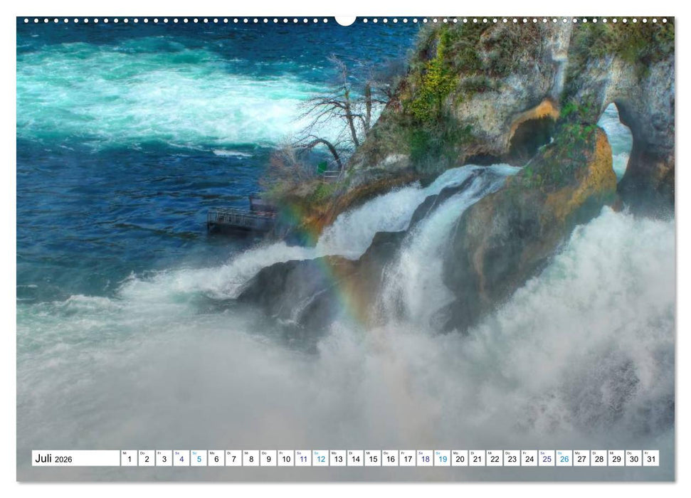 Grüezi . Landschaften in der Schweiz (CALVENDO Premium Wandkalender 2026)