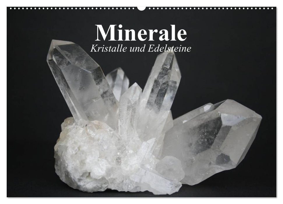 Minerale. Kristalle und Edelsteine (CALVENDO Wandkalender 2026)