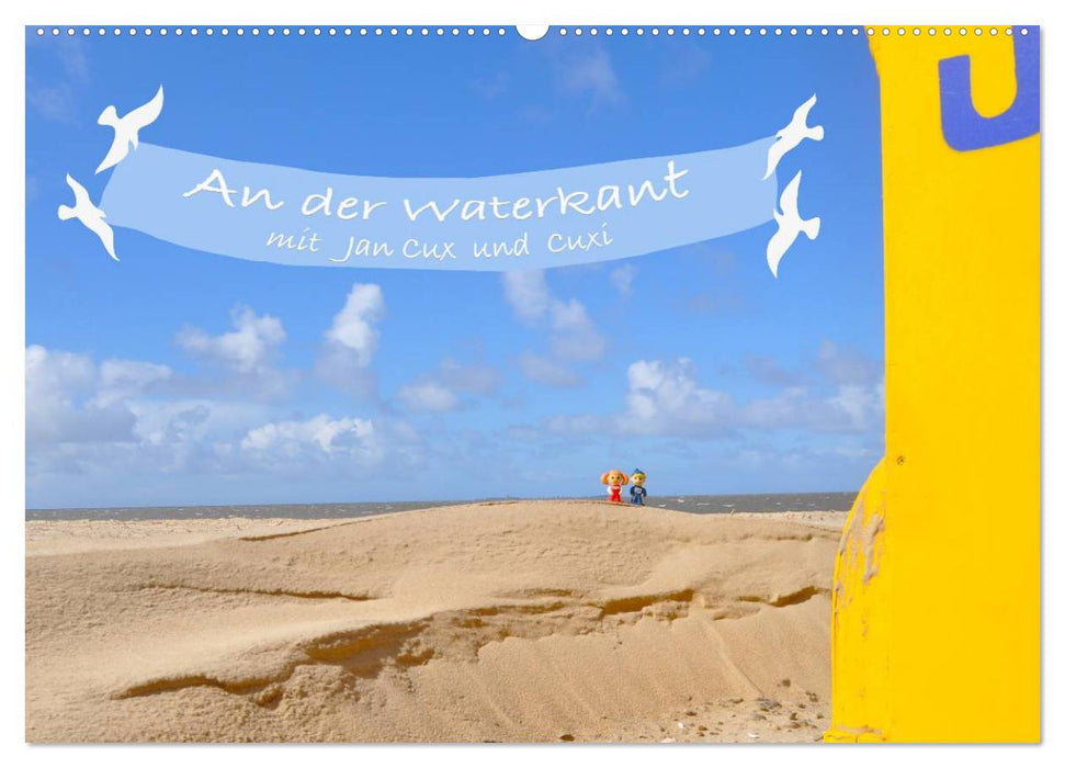 An der Waterkant mit Jan Cux und Cuxi (CALVENDO Wandkalender 2026)