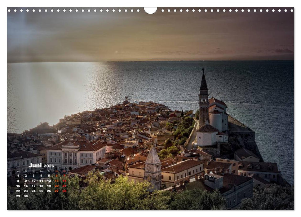 Märchen Stadt Piran (CALVENDO Wandkalender 2026)