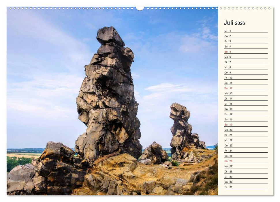 Der Harz - Schönstes Mittelgebirge Deutschlands (CALVENDO Premium Wandkalender 2026)