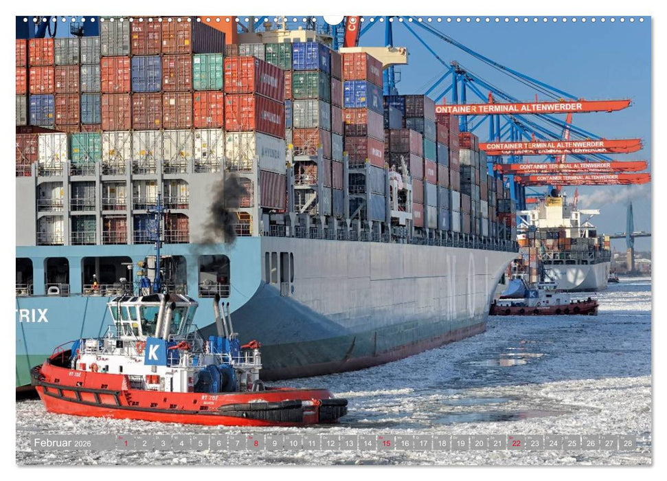 Hamburg Stadt an der Alster und Elbe (CALVENDO Wandkalender 2026)