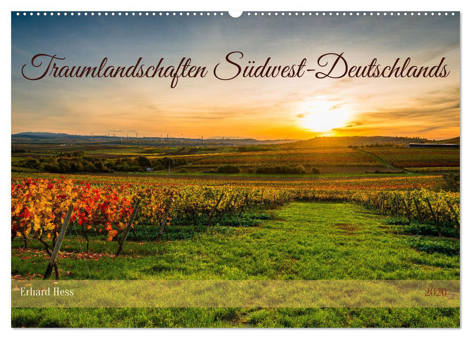 Traumlandschaften Südwest-Deutschlands (CALVENDO Wandkalender 2026)