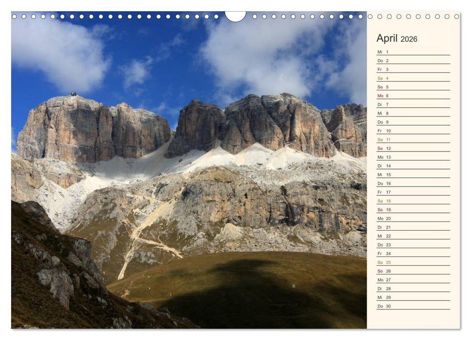 Weltnaturerbe DOLOMITEN (CALVENDO Wandkalender 2026)