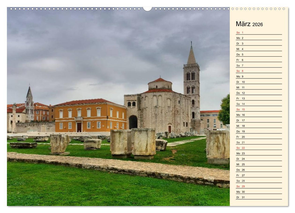 Zadar und Norddalmatien (CALVENDO Wandkalender 2026)