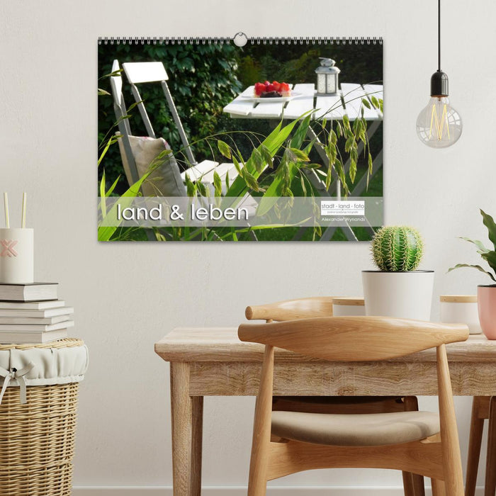 land und leben (CALVENDO Wandkalender 2026)