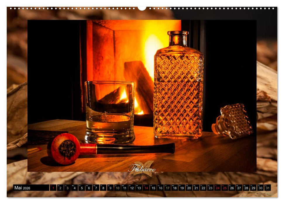 Tobacco - Genuss und Flair der Tabakkultur (CALVENDO Premium Wandkalender 2026)