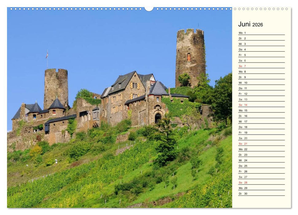 Entlang der Mosel (CALVENDO Premium Wandkalender 2026)