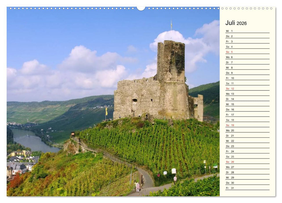 Entlang der Mosel (CALVENDO Premium Wandkalender 2026)