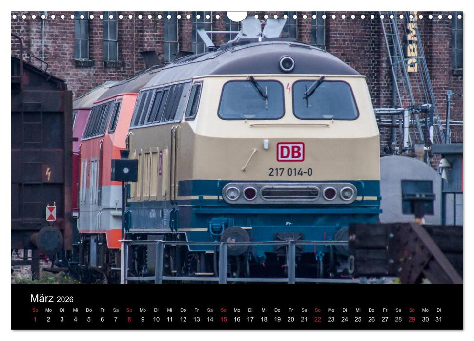 Erfolg einer Lokfamilie - Die V160-Baureihen (CALVENDO Wandkalender 2026)