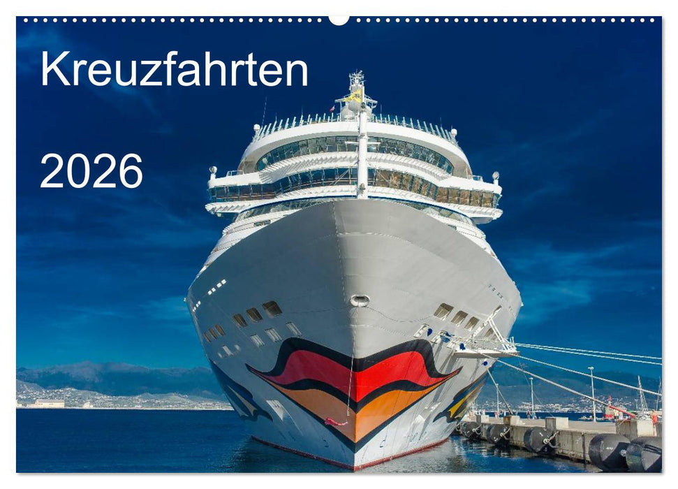Kreuzfahrten 2026 (CALVENDO Wandkalender 2026)
