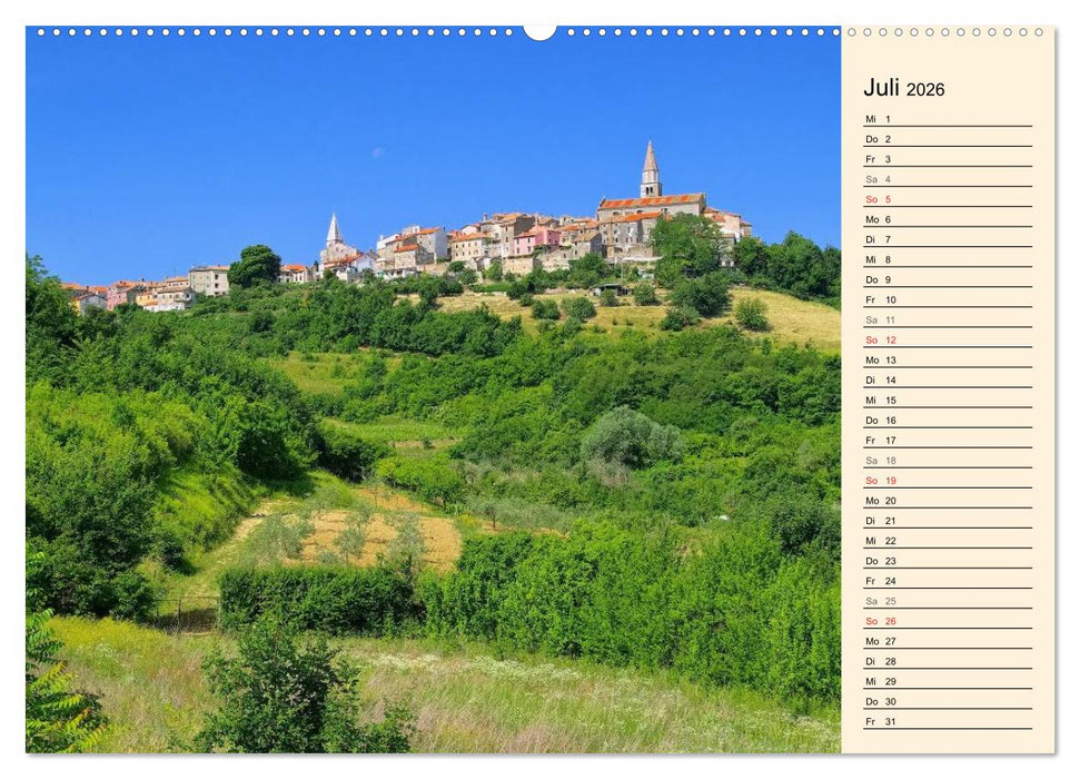 Istrien (CALVENDO Premium Wandkalender 2026)