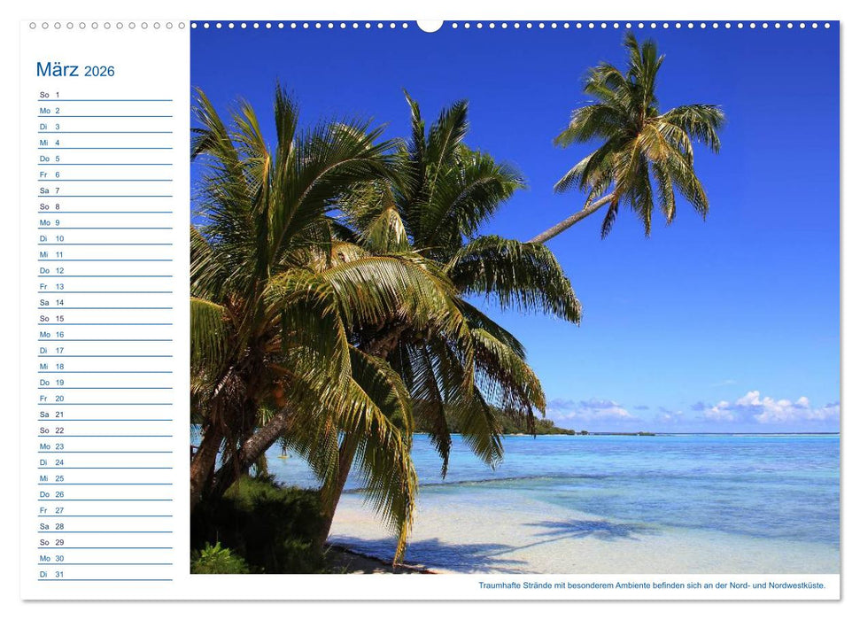 Südsee-Insel Mo'orea (CALVENDO Wandkalender 2026)
