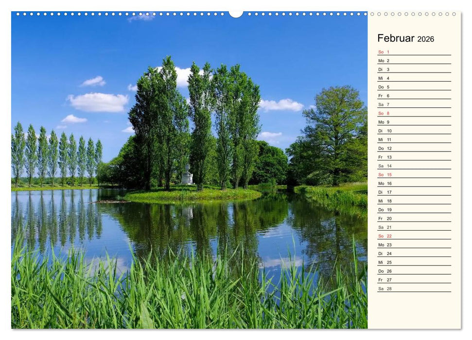 Spaziergang durch den Wörlitzer Park (CALVENDO Premium Wandkalender 2026)