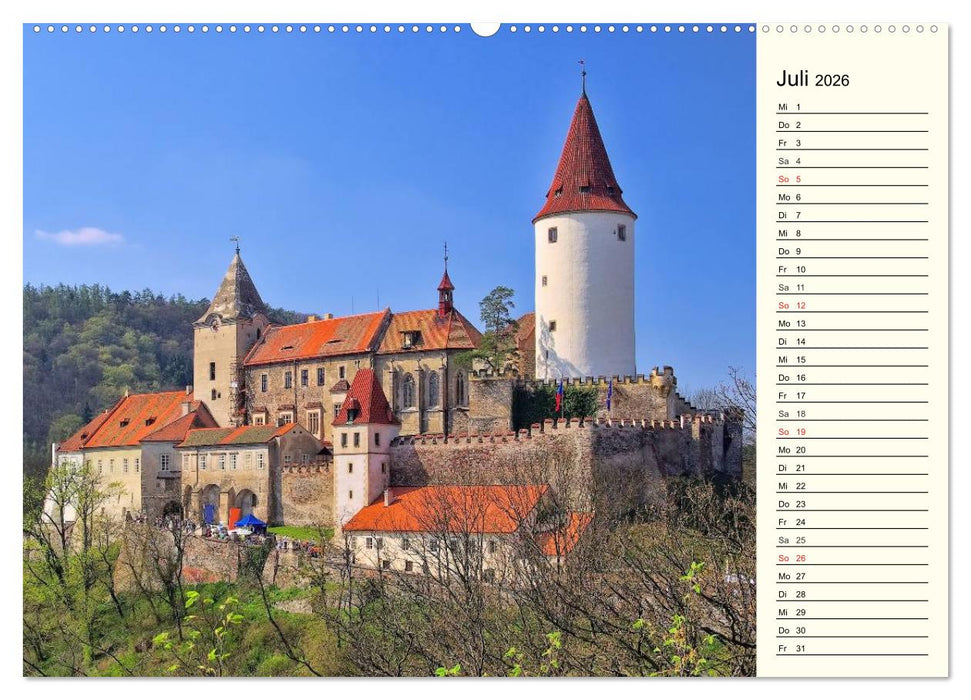 Tschechien (CALVENDO Premium Wandkalender 2026)