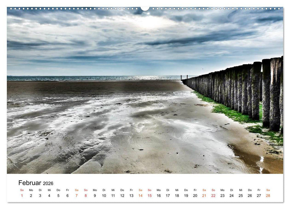 Wieder an der Nordsee (CALVENDO Wandkalender 2026)