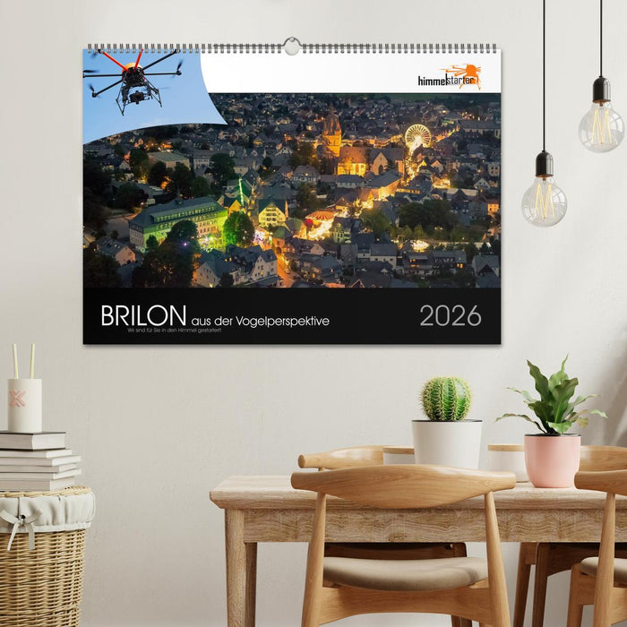 Brilon aus der Vogelperspektive (CALVENDO Wandkalender 2026)