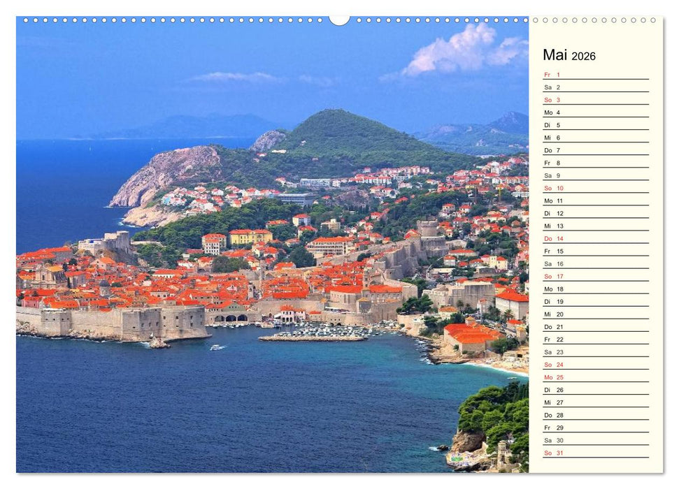 Kroatien (CALVENDO Premium Wandkalender 2026)