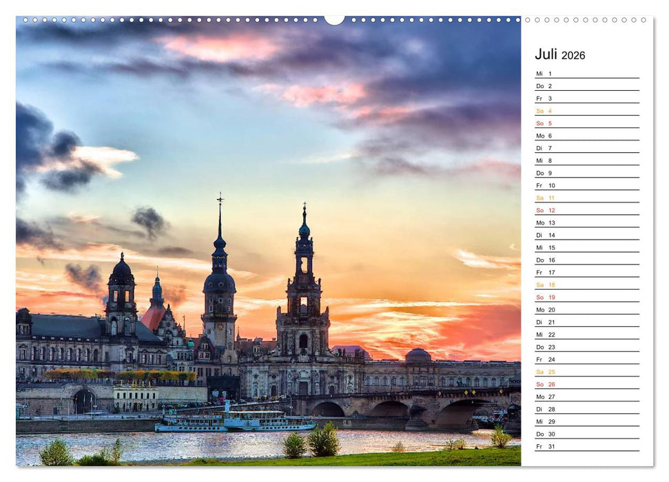 Dresden Bilder 2026 (CALVENDO Premium Wandkalender 2026)