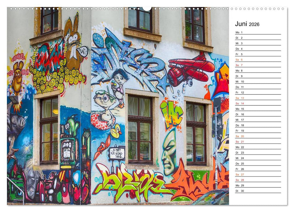 Graffiti (CALVENDO Premium Wandkalender 2026)