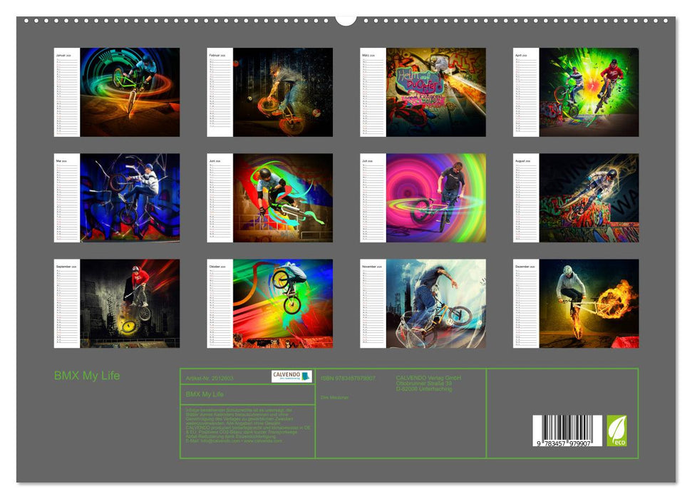 BMX My Life (CALVENDO Premium Wandkalender 2026)