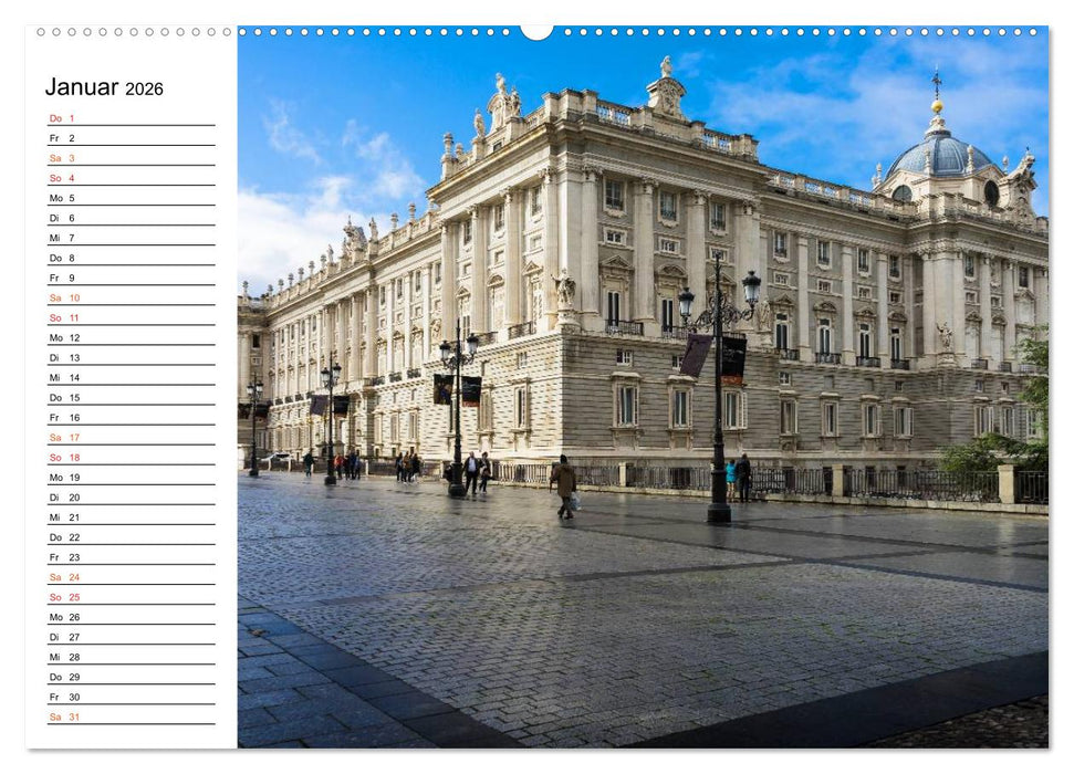 Metropole Madrid (CALVENDO Premium Wandkalender 2026)