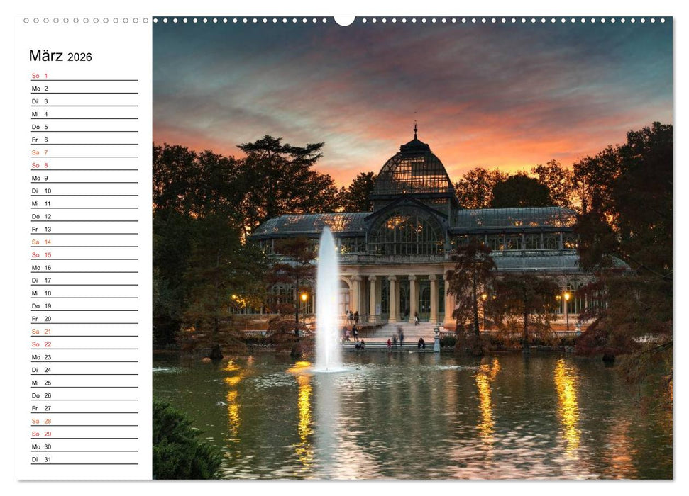 Metropole Madrid (CALVENDO Premium Wandkalender 2026)