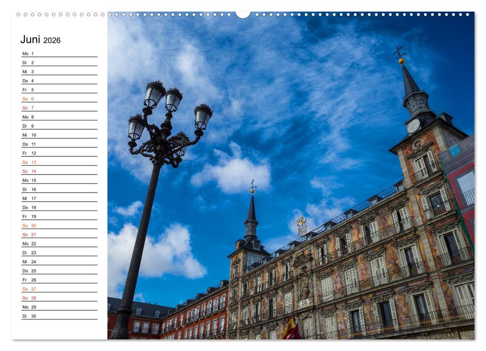 Metropole Madrid (CALVENDO Premium Wandkalender 2026)