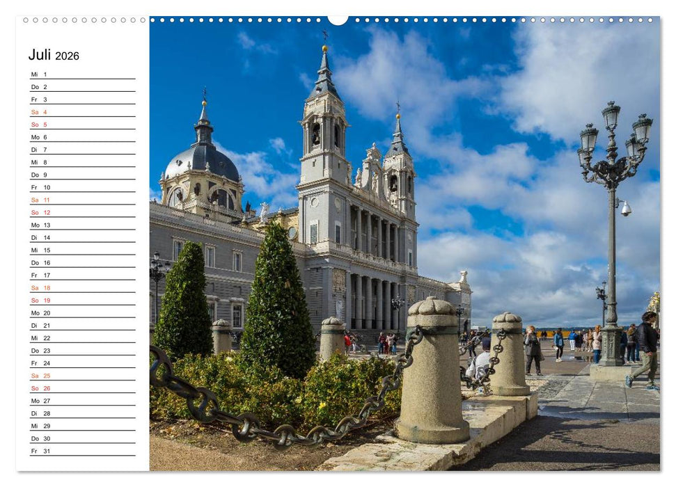 Metropole Madrid (CALVENDO Premium Wandkalender 2026)