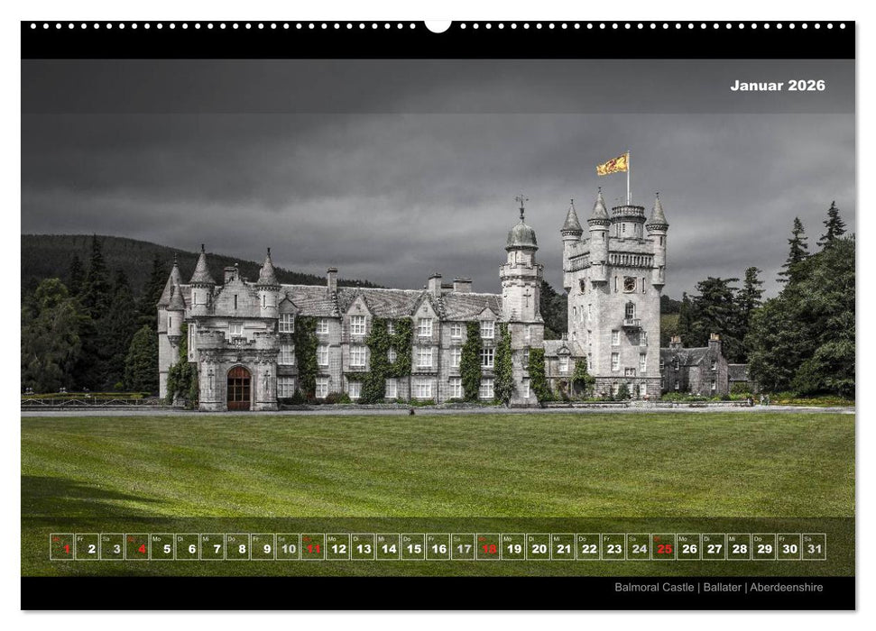 Traumkulisse Schottland (CALVENDO Premium Wandkalender 2026)