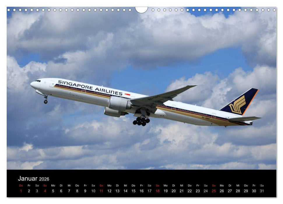 Flugverkehr (CALVENDO Wandkalender 2026)
