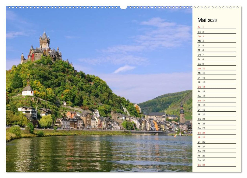 Entlang der Mosel (CALVENDO Wandkalender 2026)