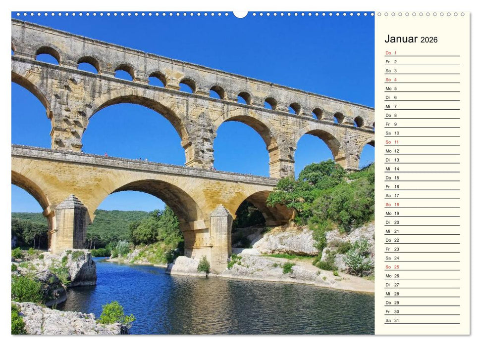 Römische Bauwerke in Europa (CALVENDO Wandkalender 2026)