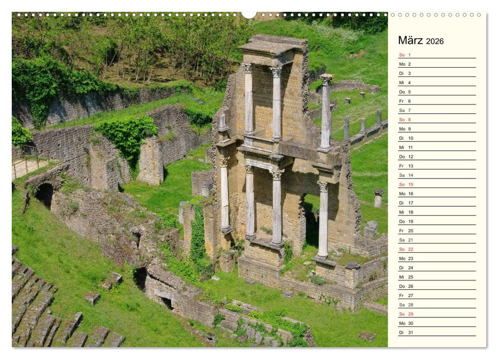 Römische Bauwerke in Europa (CALVENDO Wandkalender 2026)