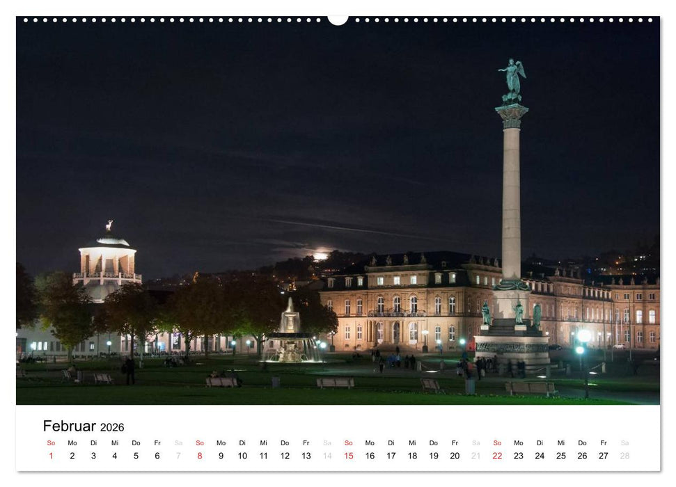 stadtansichten stuttgart (CALVENDO Premium Wandkalender 2026)