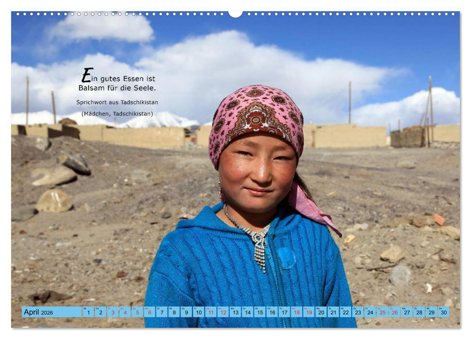 Lebensweisheiten aus aller Welt (CALVENDO Wandkalender 2026)