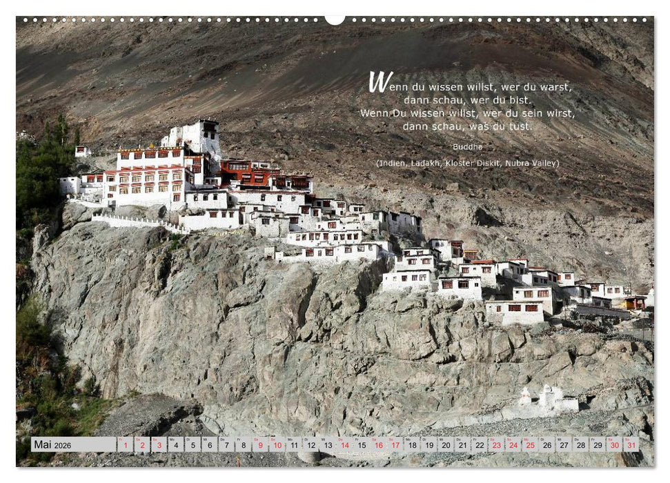 Lebensweisheiten aus aller Welt (CALVENDO Wandkalender 2026)