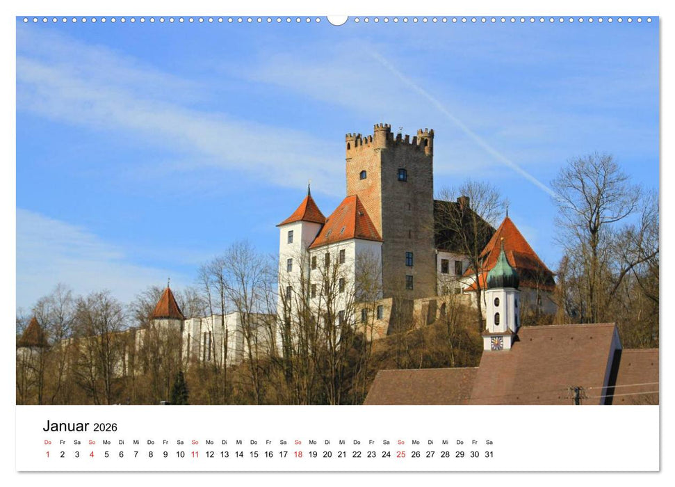 Deutschlands Burgen - besondere Burgen und schöne Schlösser (CALVENDO Premium Wandkalender 2026)